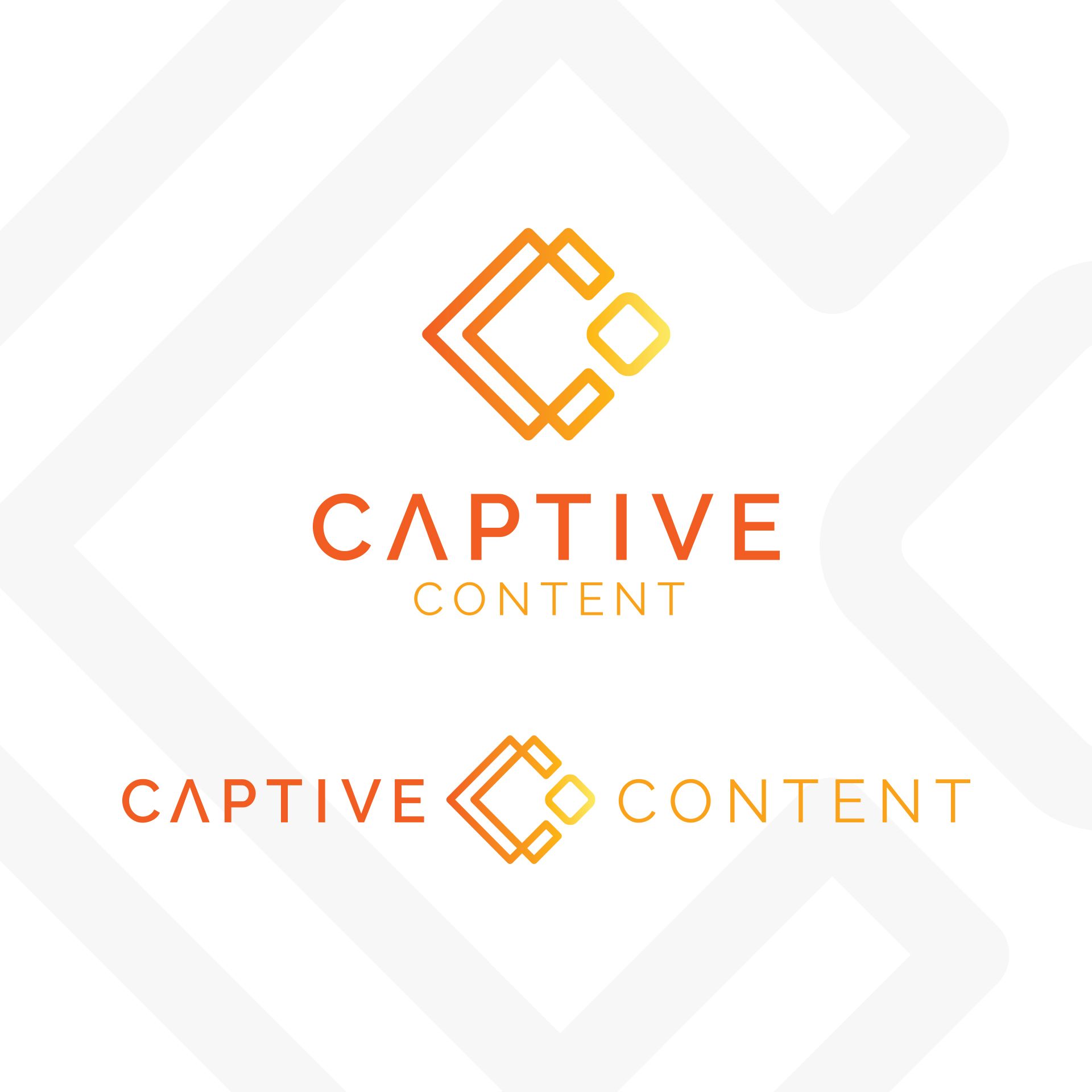 The final design of Captive Content's logo