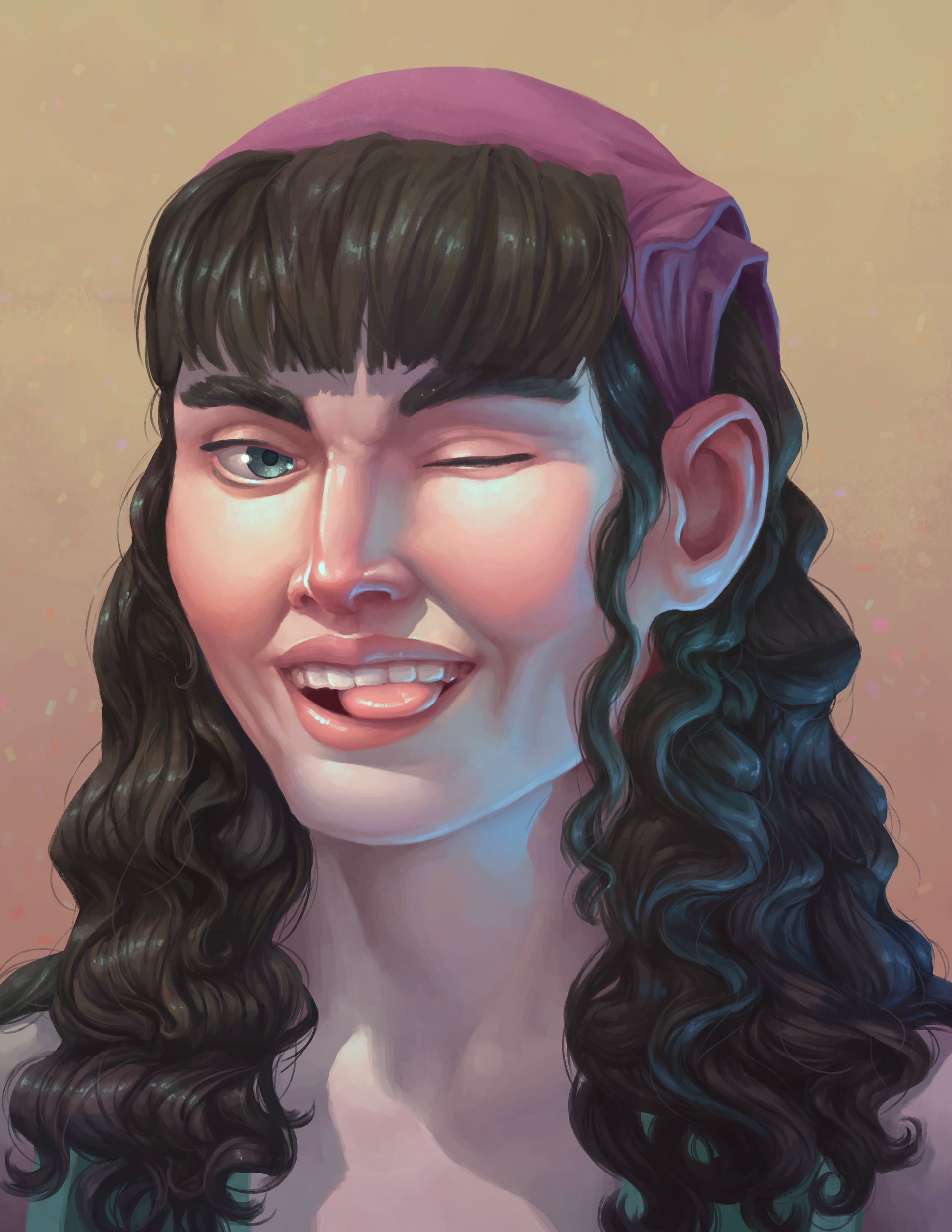 A portrait of Kyra Luckleav, an original character by Kyle Jorve