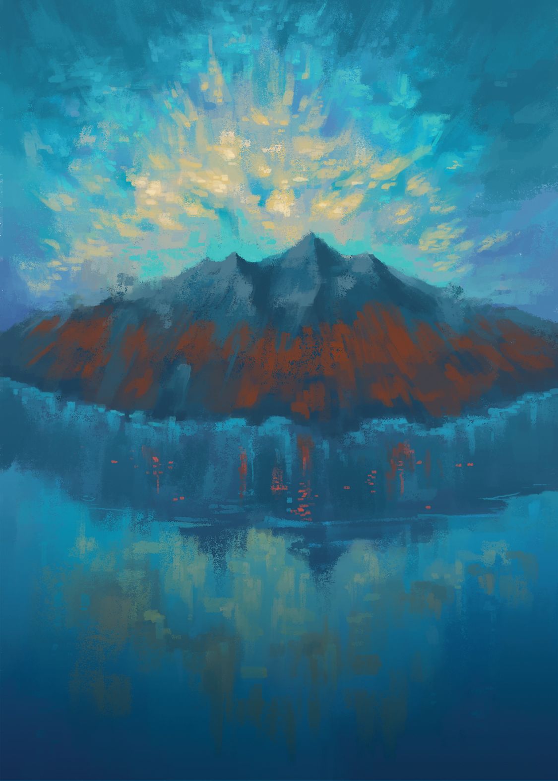 The background illustration for Zarpara's red wine label